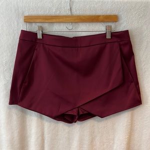Burgundy Skort